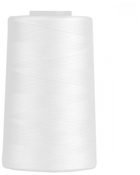 Нитки Sewing Thread 40/2 5000 ярд. цвет - белый 100% п/э в Ишиме