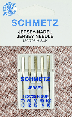 Иглы Schmetz джерси 130/705 H SUK (70x1, 80x2, 90x1, 100x1) 5 шт в Ишиме